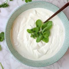 Curd with meals