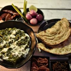 Saag at lunch